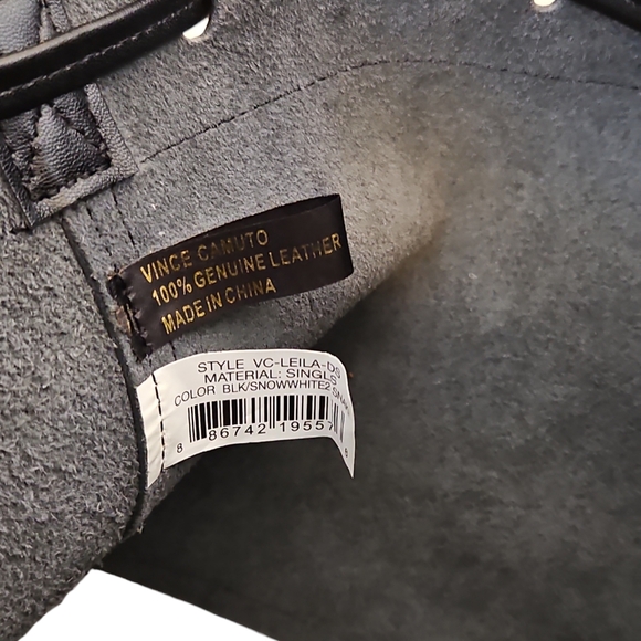 Vince Camuto Leather Leila Drawstring Bucket Bag - Picture 10 of 10